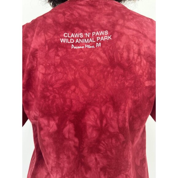 2000s The Mountain red wolf pack wolves nature faded graphic cotton tee shirt - Picture 9 of 10